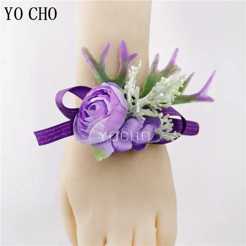 Purple Flowers Handmade Corsages and Boutonnieres