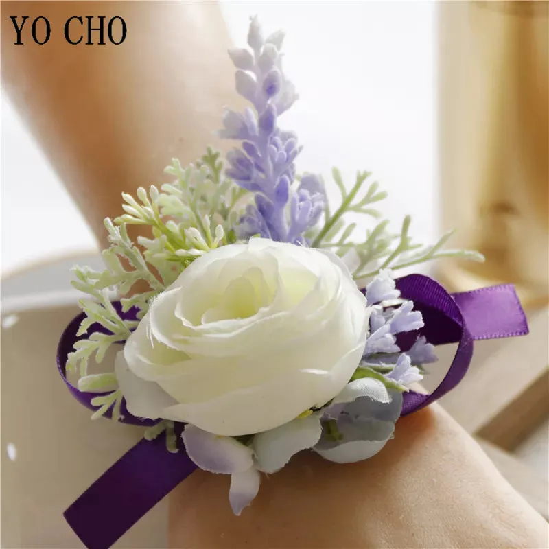 Purple Flowers Handmade Corsages and Boutonnieres