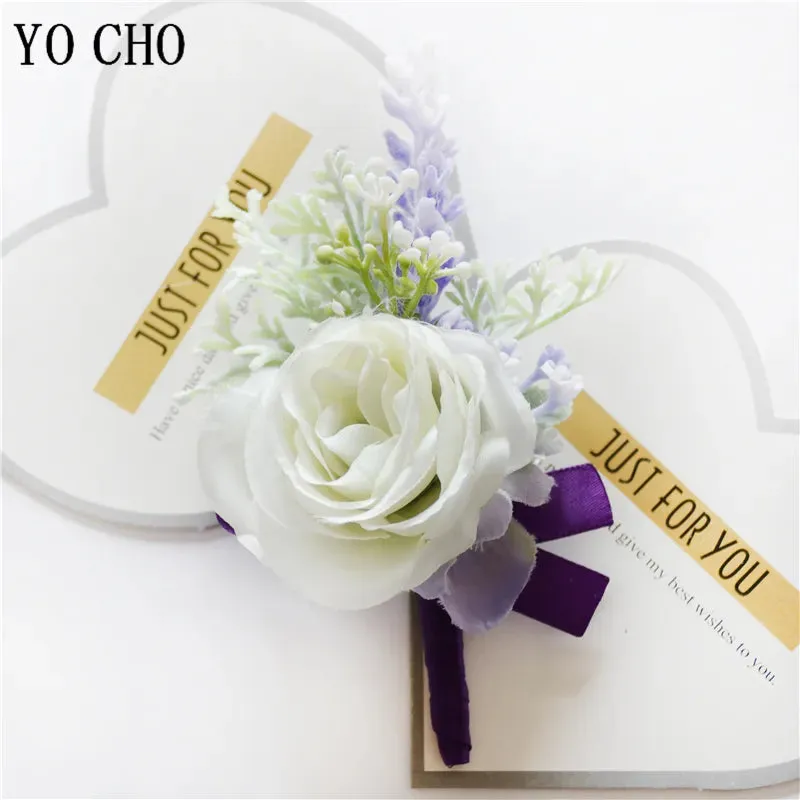 Purple Flowers Handmade Corsages and Boutonnieres