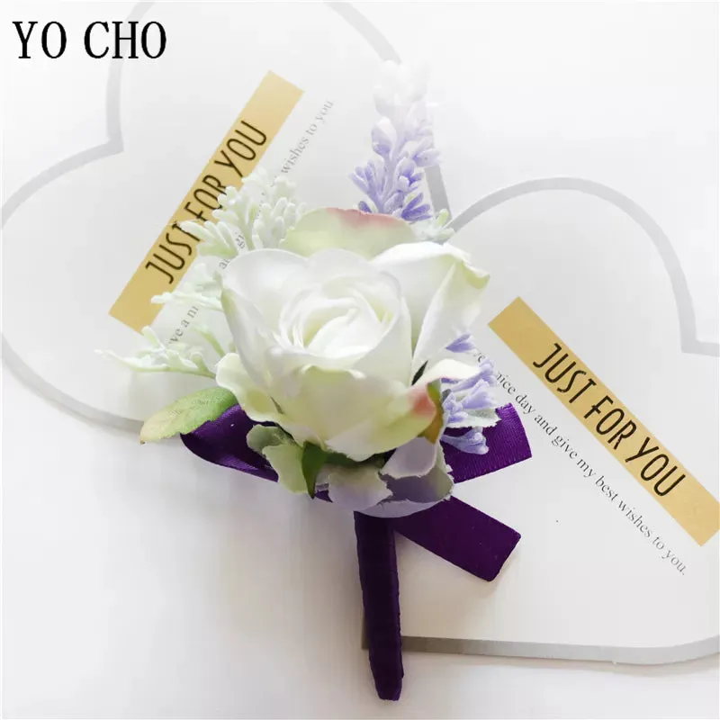 Purple Flowers Handmade Corsages and Boutonnieres