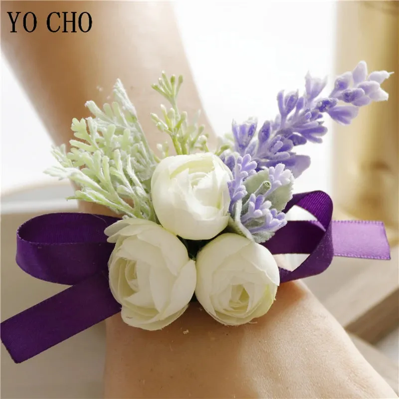 Purple Flowers Handmade Corsages and Boutonnieres