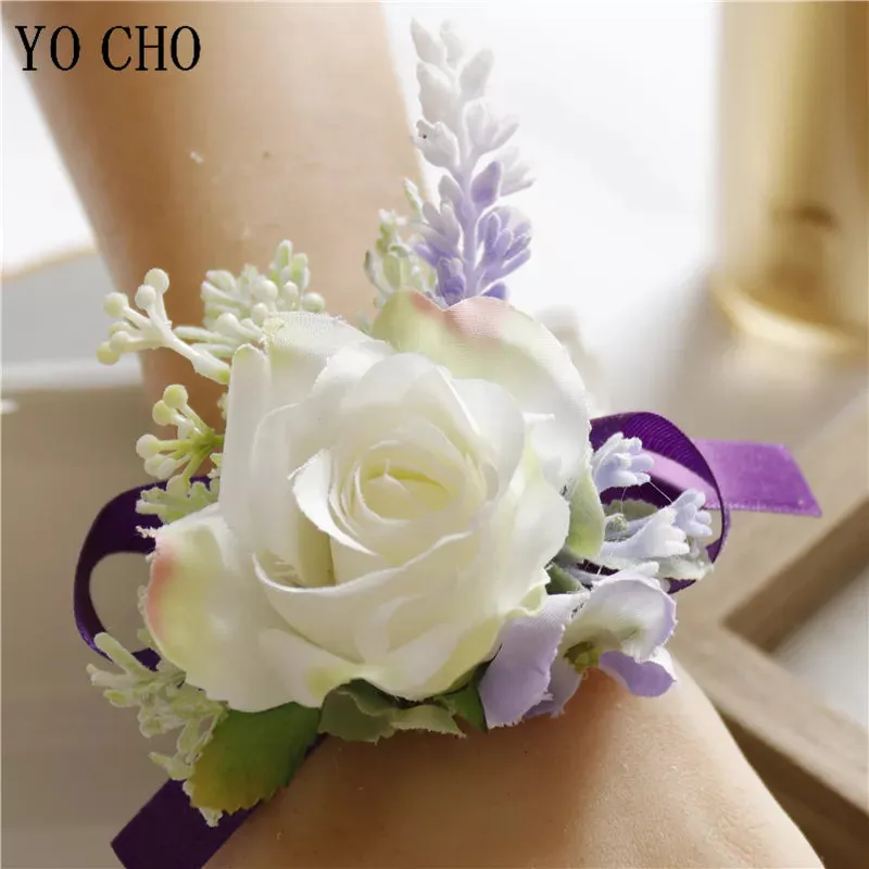 Purple Flowers Handmade Corsages and Boutonnieres