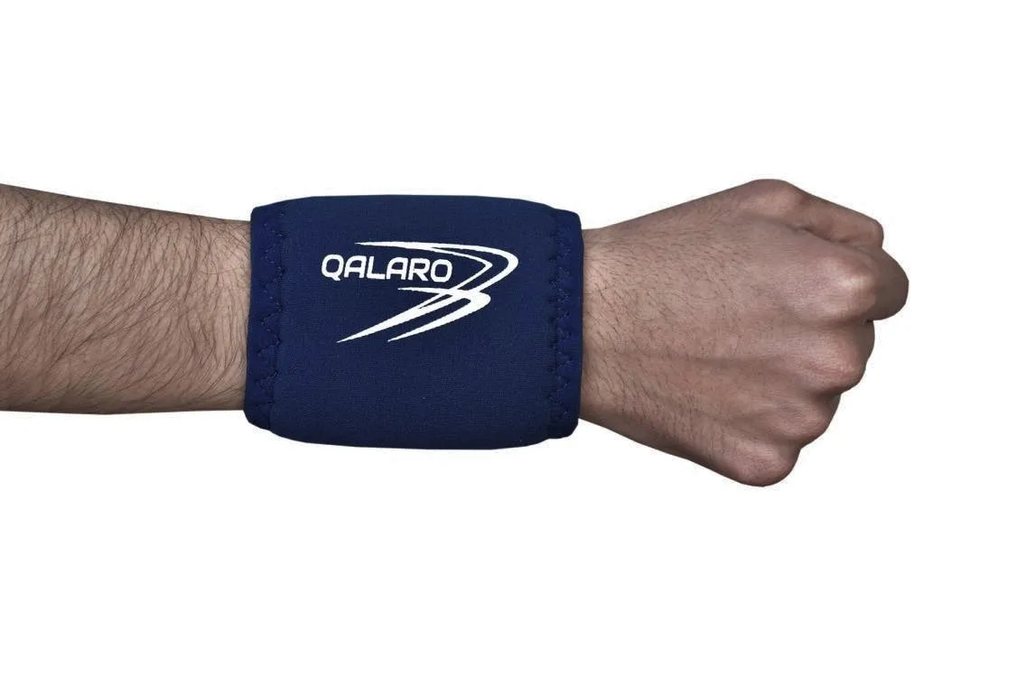 QALARO Double Buckle PRO Grips Set (Neoprene Wristbands)
