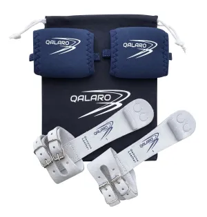 QALARO Double Buckle PRO Grips Set (Neoprene Wristbands)