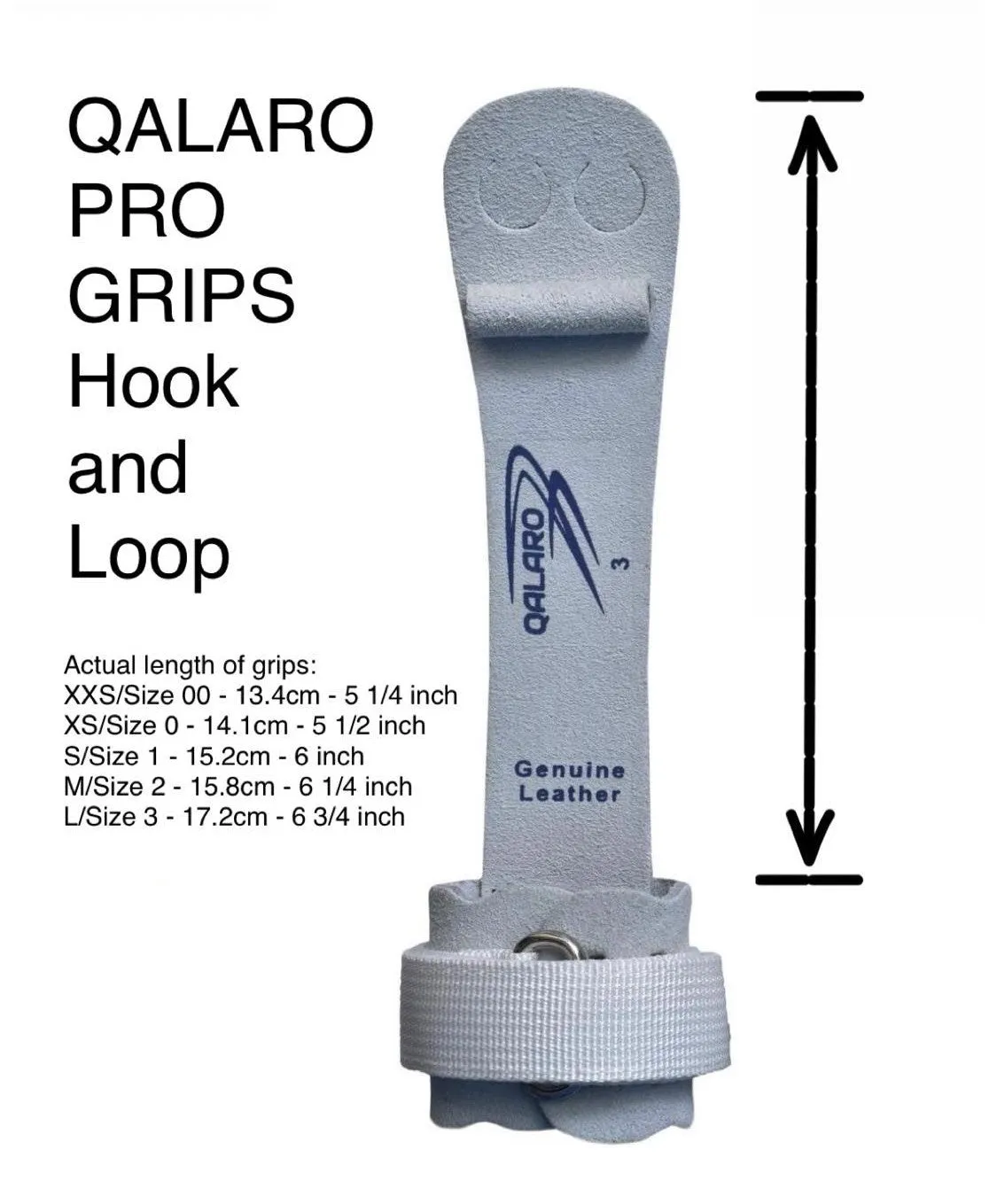 QALARO Velcro PRO Grips Set (Neoprene Wristbands)