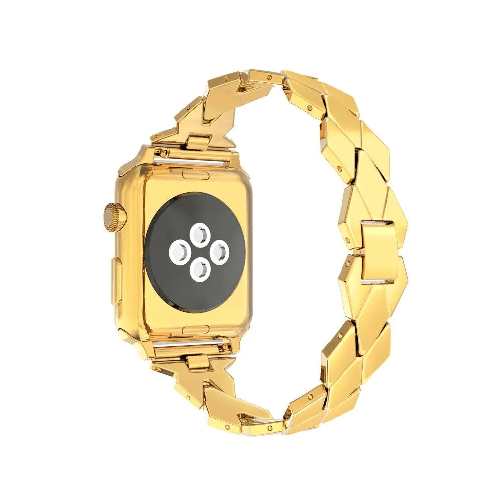 Rhombus Stainless Steel Watch Band