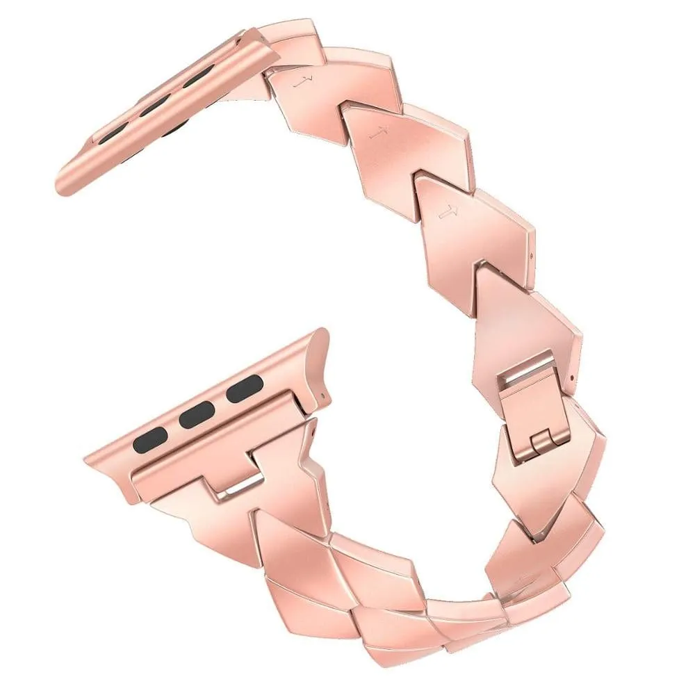 Rhombus Stainless Steel Watch Band