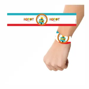Robot Theme Wrist Bands - Pack of 10