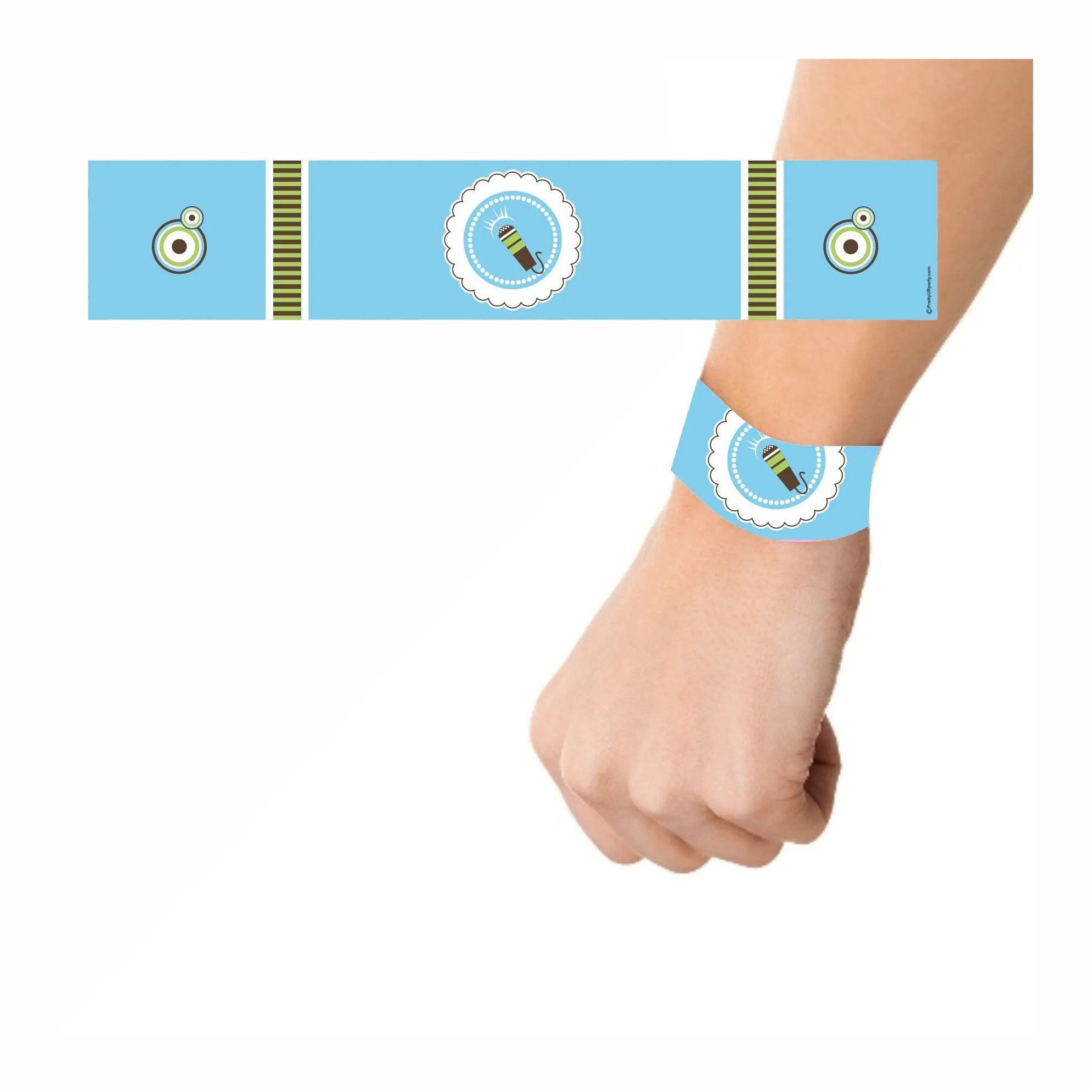 Rockstar Theme Wrist Bands - Pack of 10