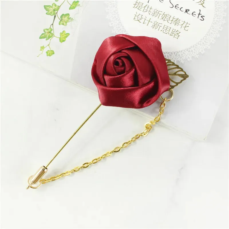 Rose Flowers Lapel Pin