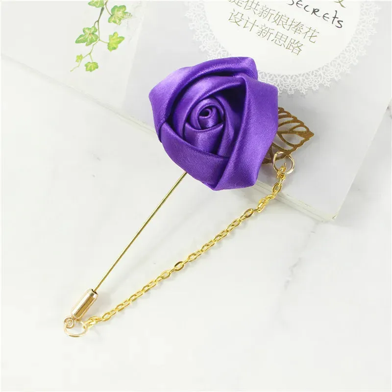 Rose Flowers Lapel Pin