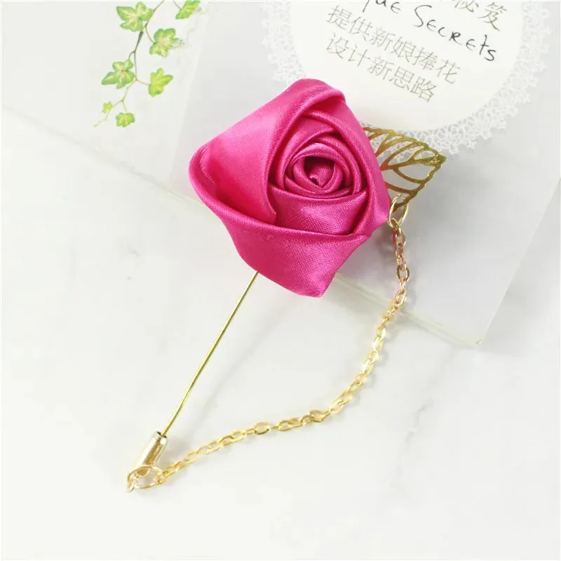 Rose Flowers Lapel Pin