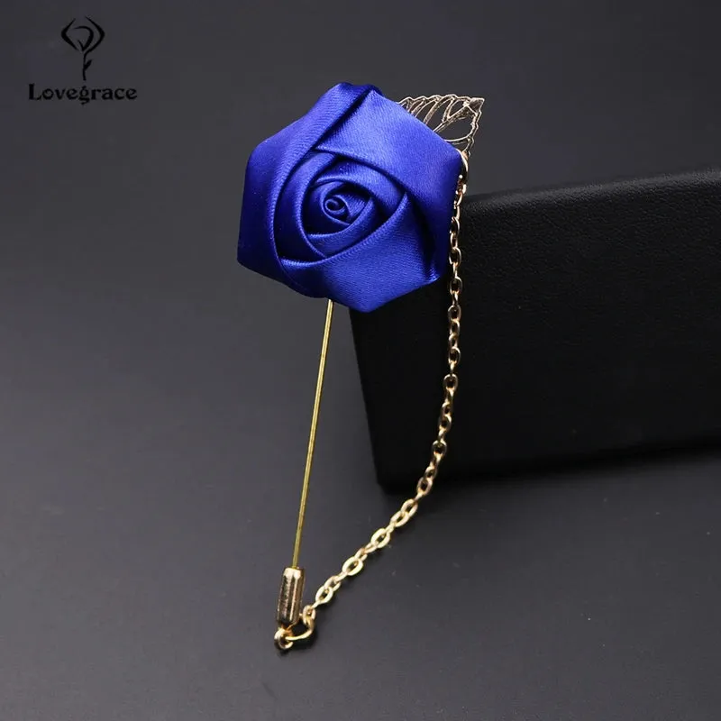 Rose Flowers Lapel Pin