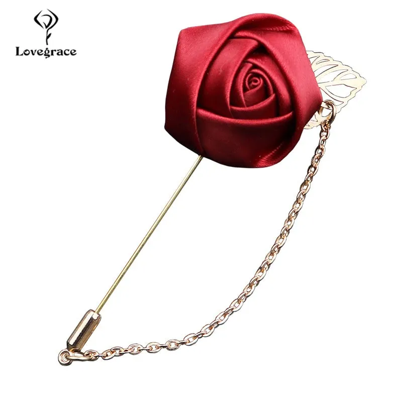 Rose Flowers Lapel Pin