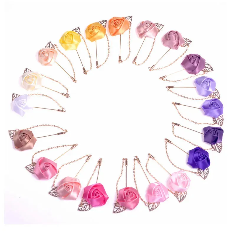 Rose Flowers Lapel Pin