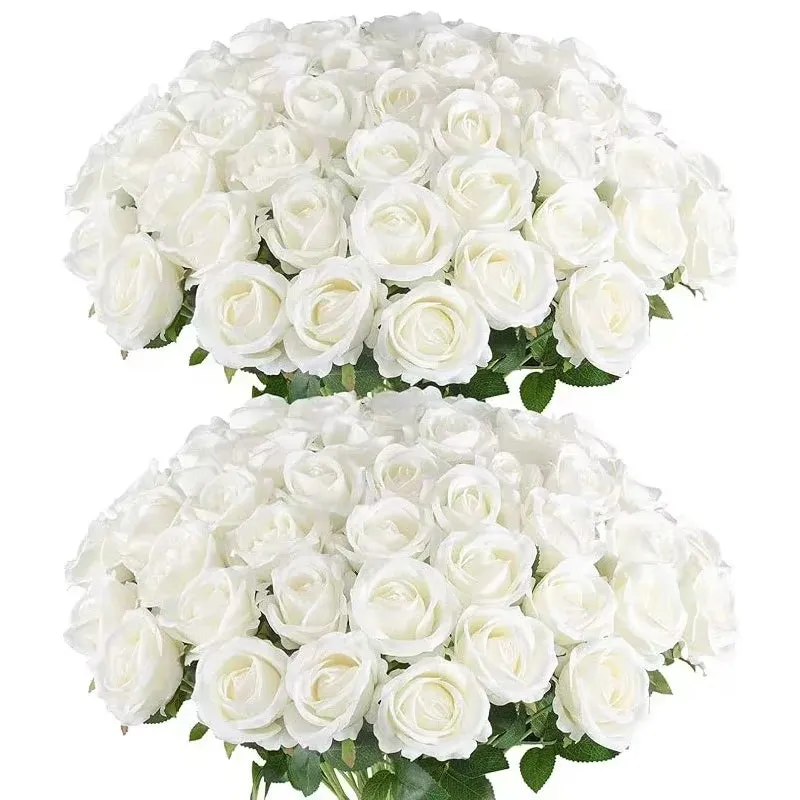 RoseBliss™ – 50 Pcs Real-Look Silk Roses for Any Occasion!