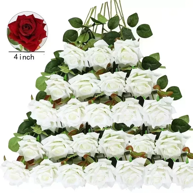 RoseBliss™ – 50 Pcs Real-Look Silk Roses for Any Occasion!