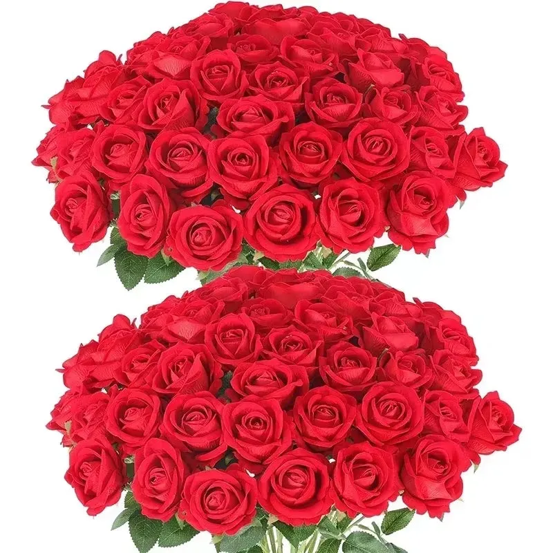 RoseBliss™ – 50 Pcs Real-Look Silk Roses for Any Occasion!