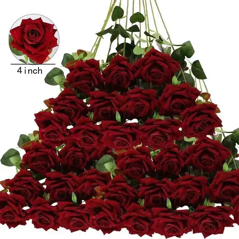 RoseBliss™ – 50 Pcs Real-Look Silk Roses for Any Occasion!
