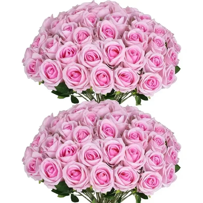 RoseBliss™ – 50 Pcs Real-Look Silk Roses for Any Occasion!