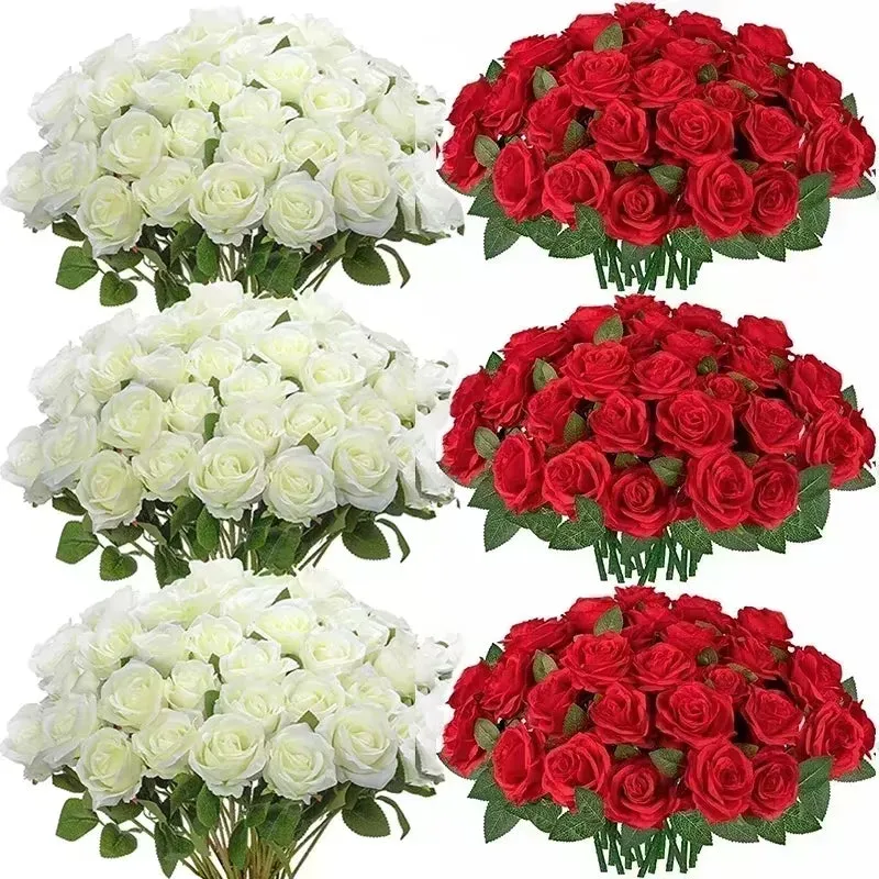 RoseBliss™ – 50 Pcs Real-Look Silk Roses for Any Occasion!