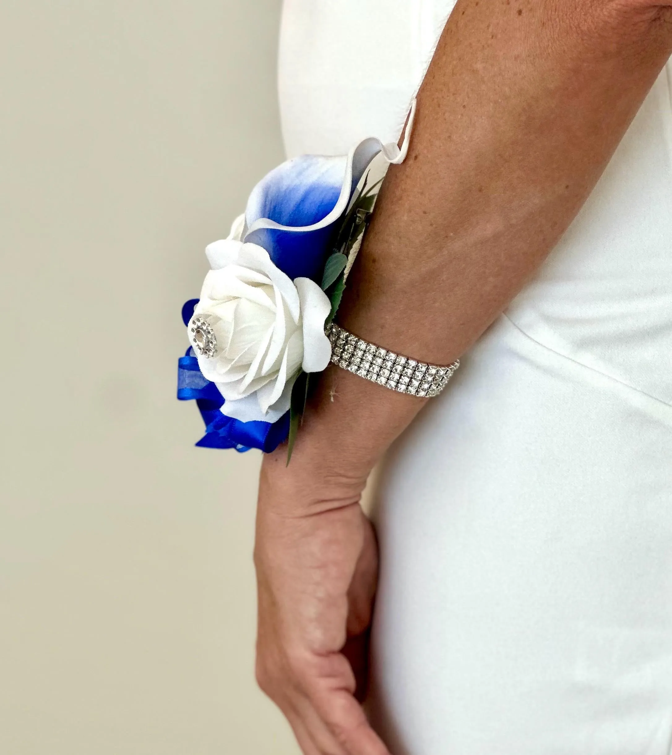 Royal Blue Calla Lily Package