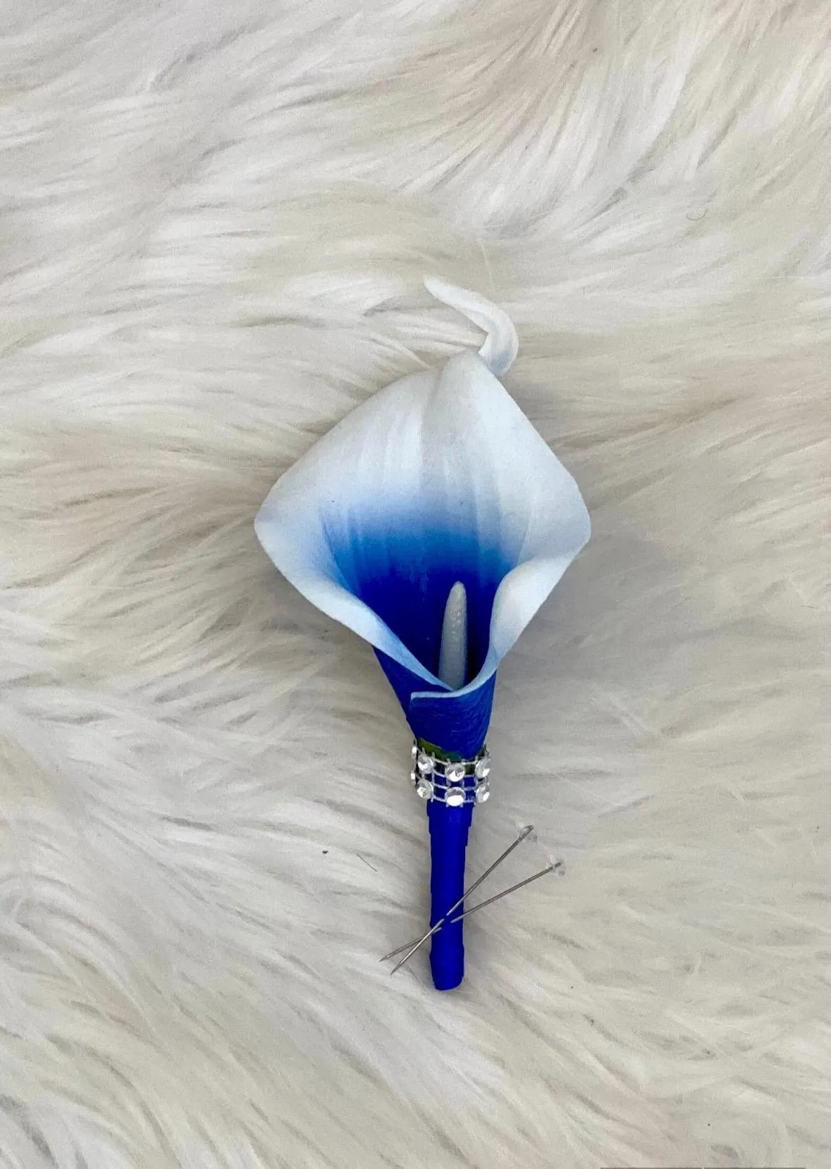 Royal Blue Calla Lily Package