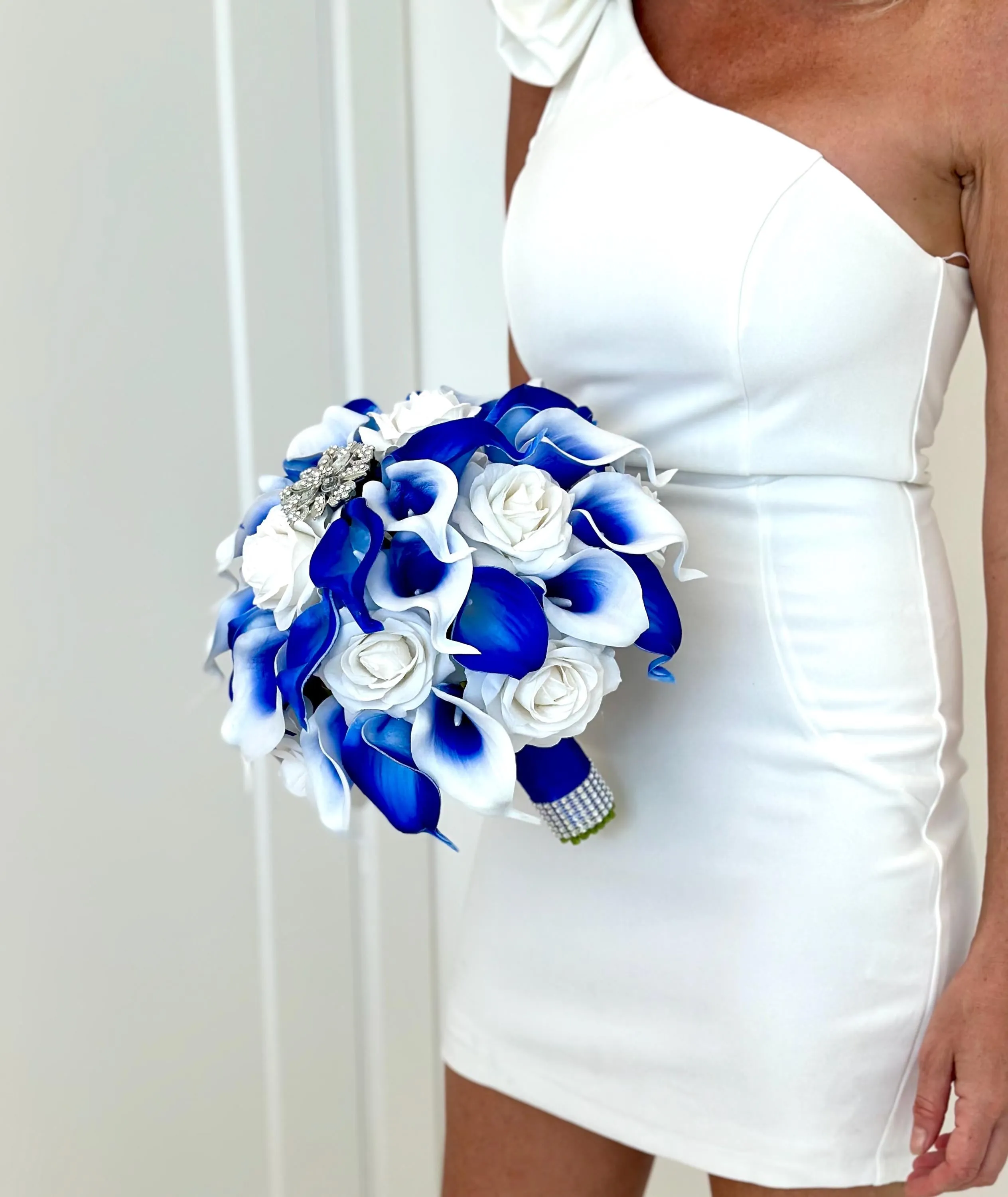 Royal Blue Calla Lily Package