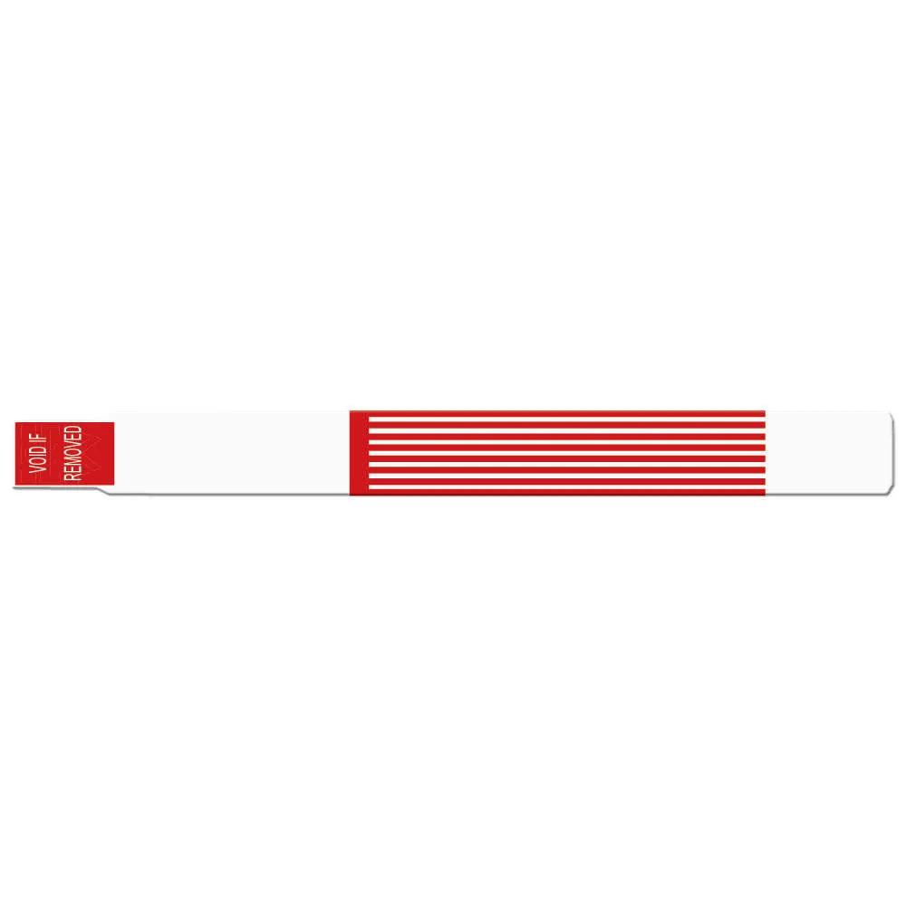 ScanBand® S Direct Thermal Wristbands 1" Striped Design 7147SL (500/Box)
