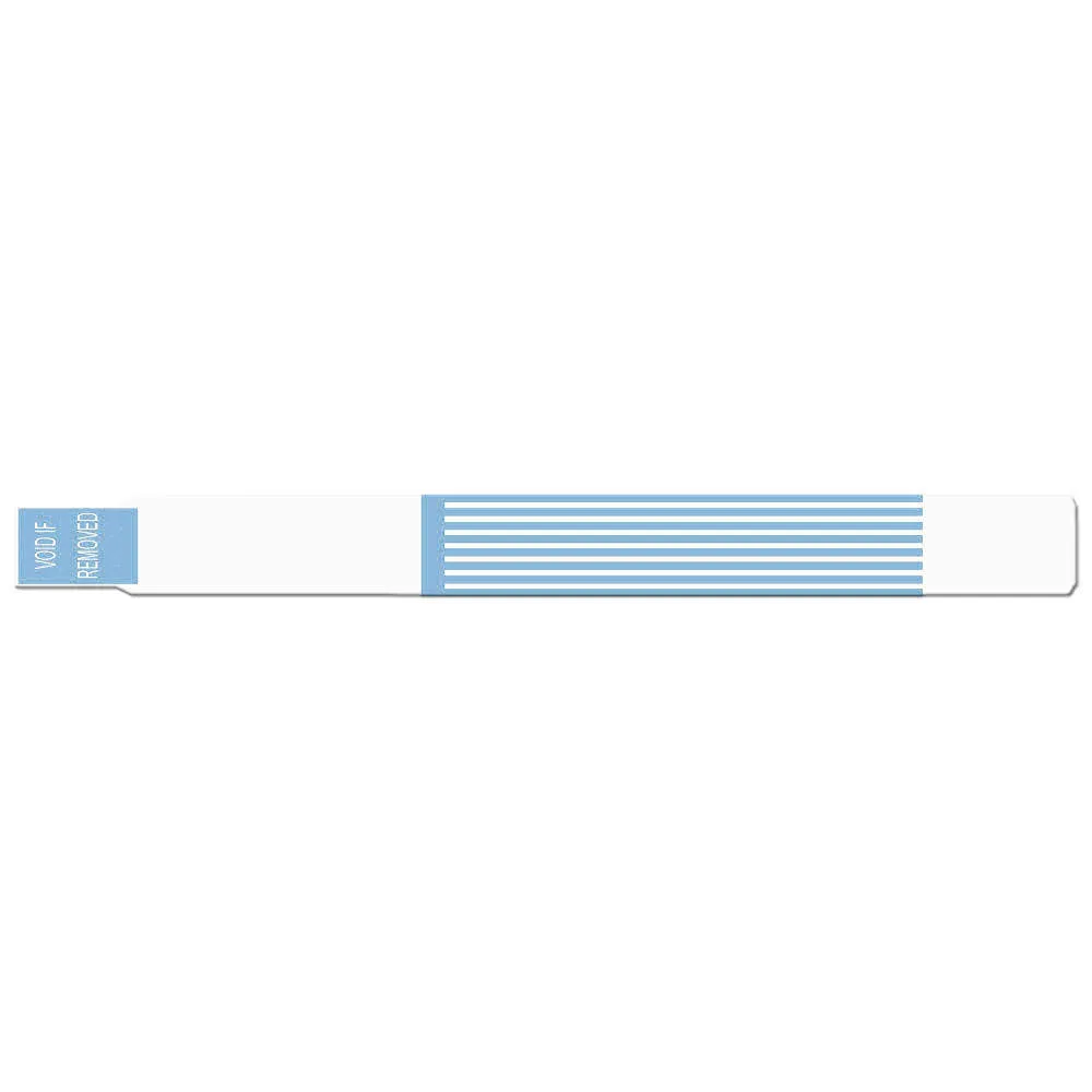 ScanBand® S Direct Thermal Wristbands 1" Striped Design 7147SL (500/Box)