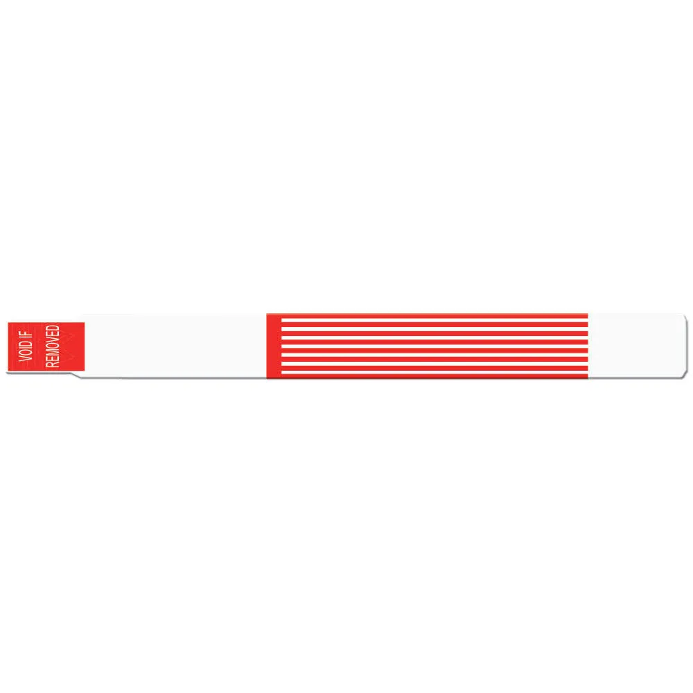 ScanBand® S Direct Thermal Wristbands 1" Striped Design 7147SL (500/Box)
