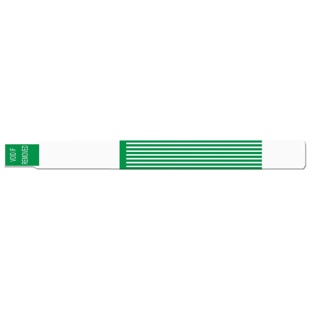 ScanBand® S Direct Thermal Wristbands 1" Striped Design 7147SL (500/Box)