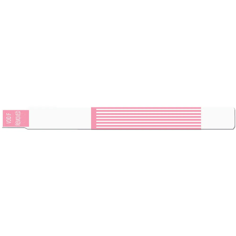 ScanBand® S Direct Thermal Wristbands 1" Striped Design 7147SL (500/Box)