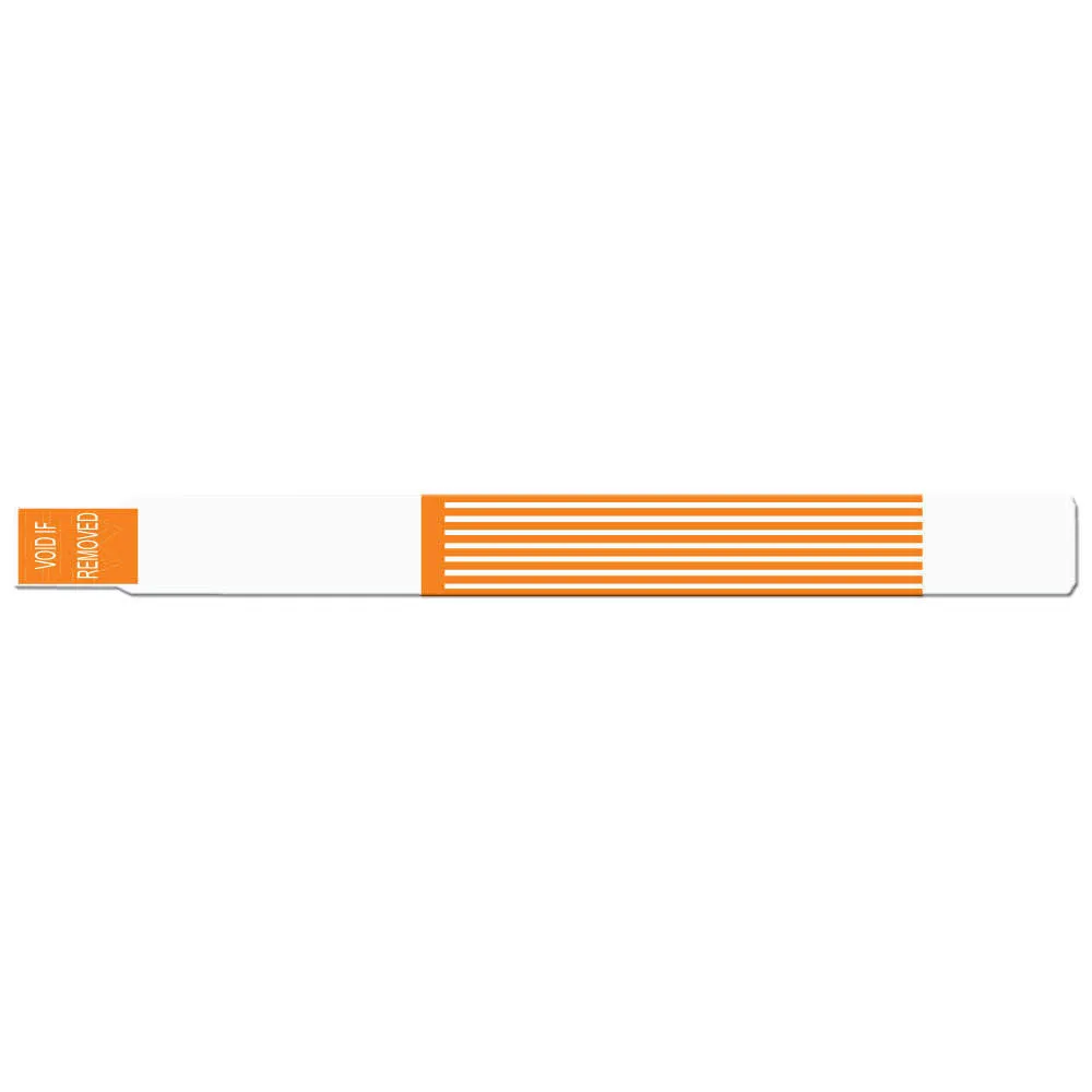 ScanBand® S Direct Thermal Wristbands 1" Striped Design 7147SL (500/Box)