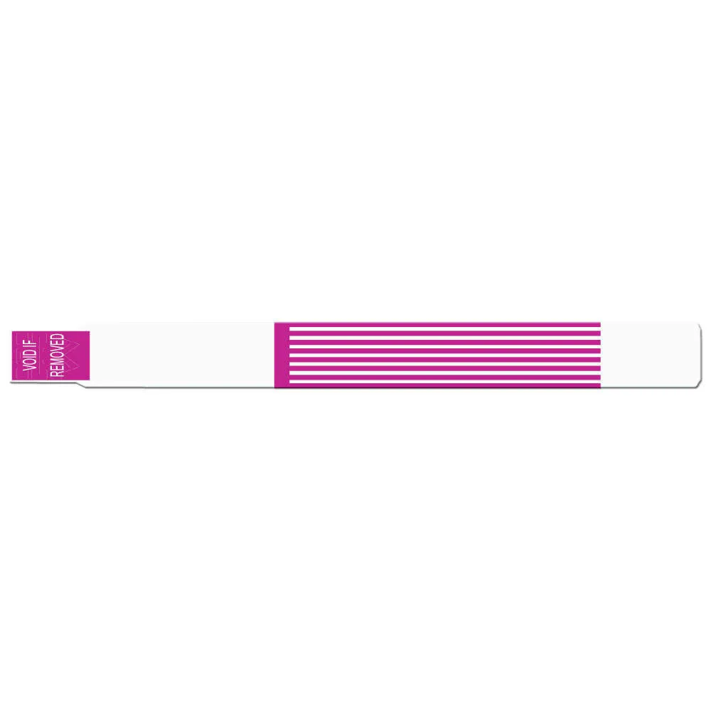 ScanBand® S Direct Thermal Wristbands 1" Striped Design 7147SL (500/Box)