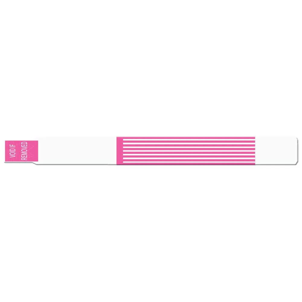 ScanBand® S Direct Thermal Wristbands 1" Striped Design 7147SL (500/Box)