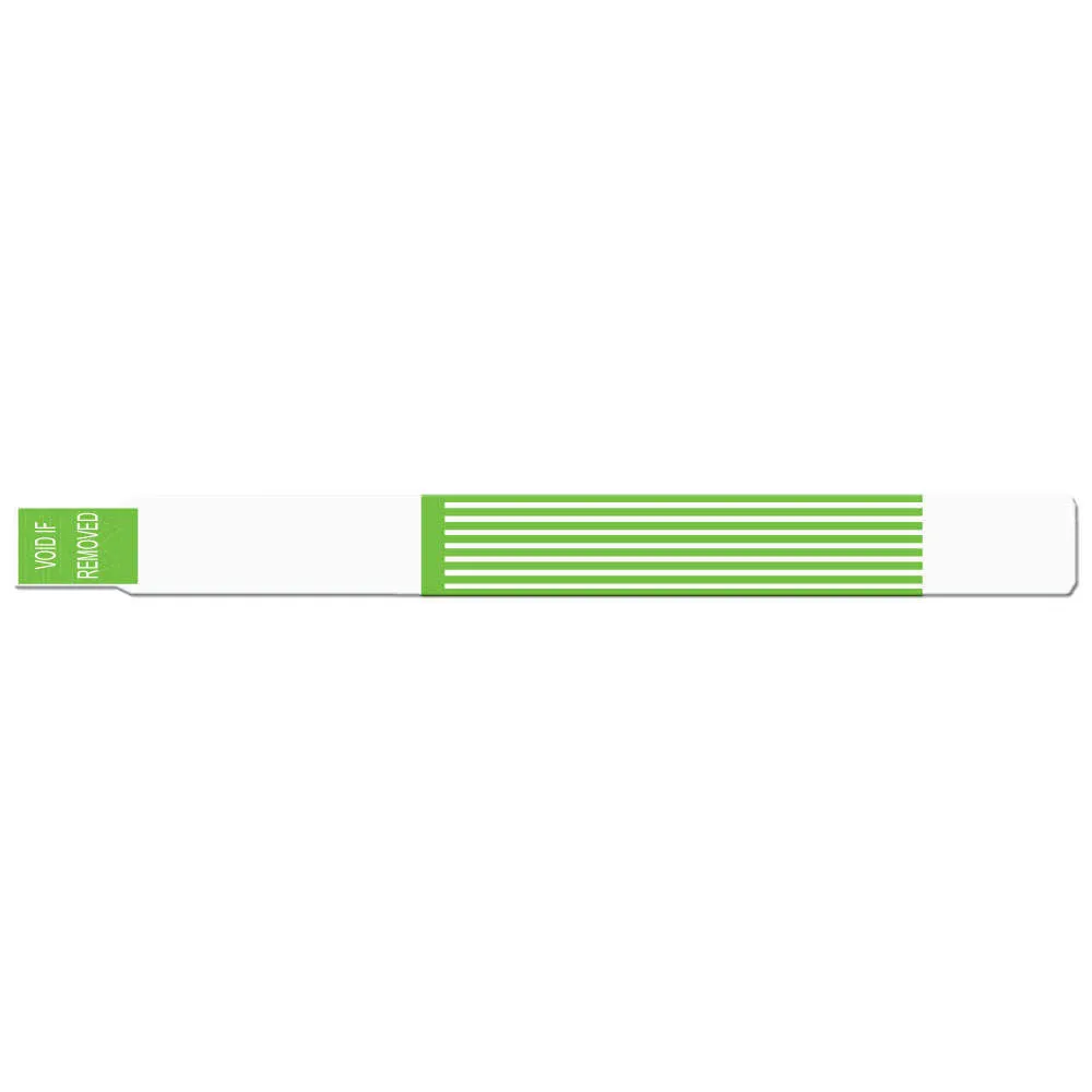 ScanBand® S Direct Thermal Wristbands 1" Striped Design 7147SL (500/Box)