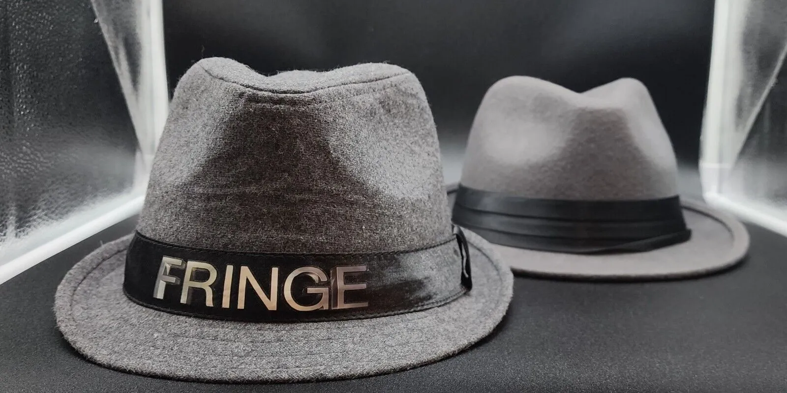 SDCC COMIC CON 2012 GREY GRAY WOOL FEDORA FRINGE WATCHERS HAT