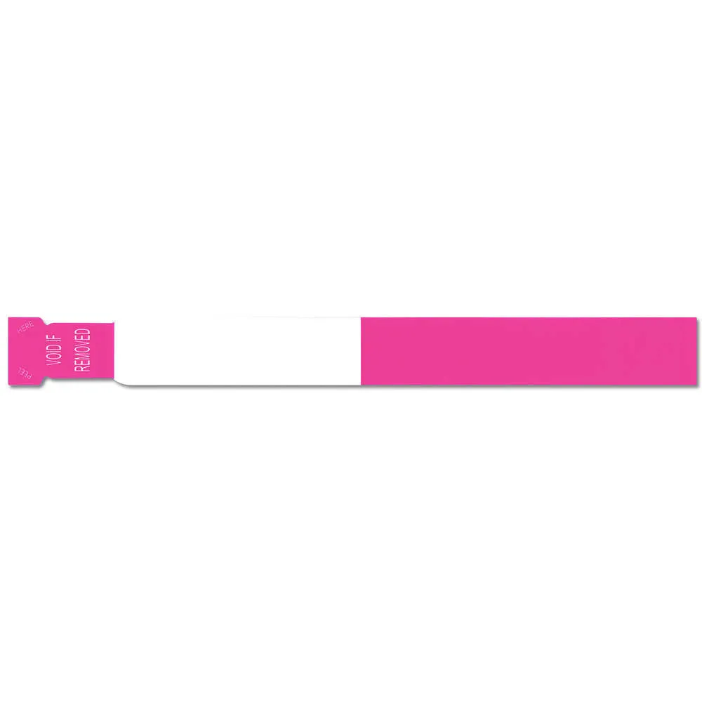 SecurTab™ ScanBand® Tabless Direct Thermal Wristbands 1-1/8" 7244NT (500/Box)