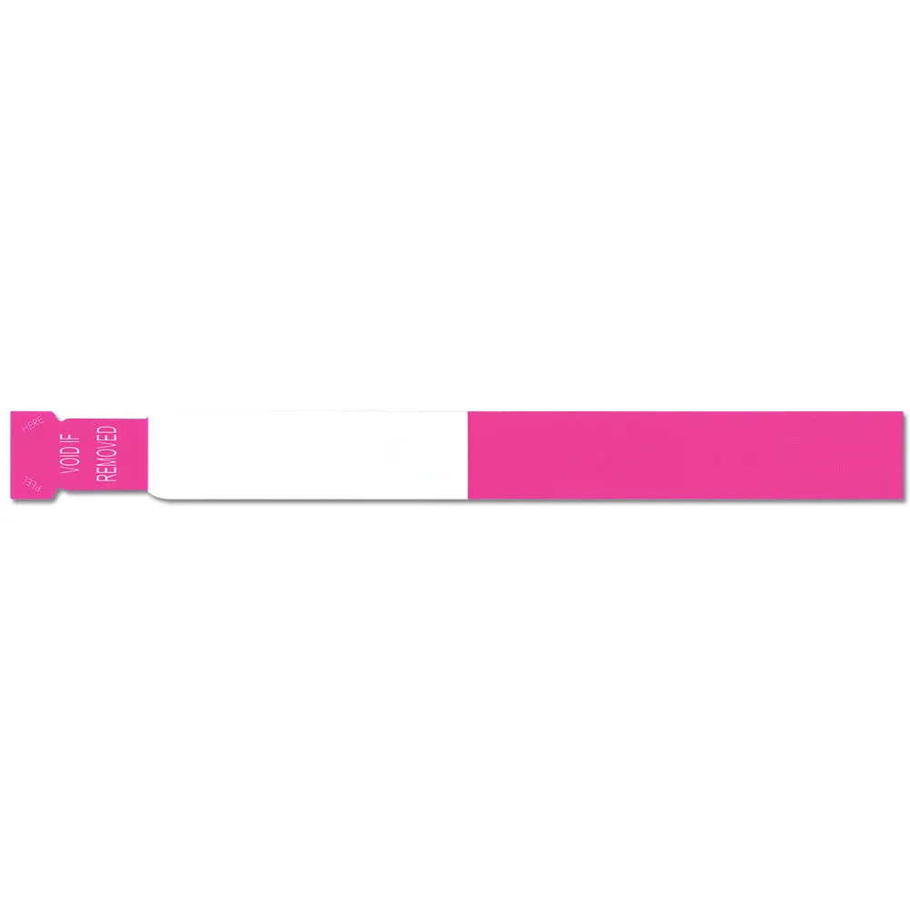 SecurTab™ ScanBand® Tabless Direct Thermal Wristbands 1-1/8" 7244NT (500/Box)