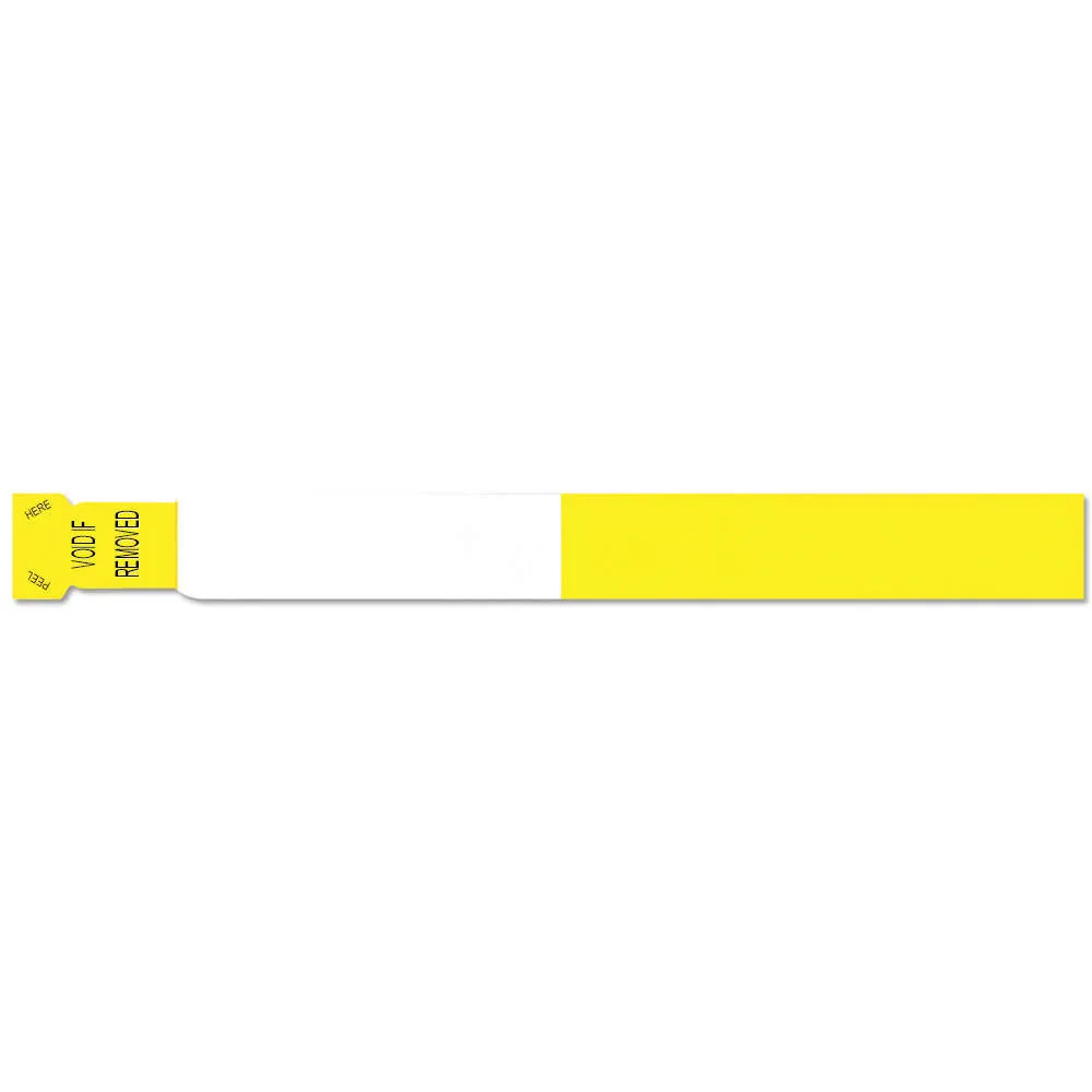 SecurTab™ ScanBand® Tabless Direct Thermal Wristbands 1-1/8" 7244NT (500/Box)