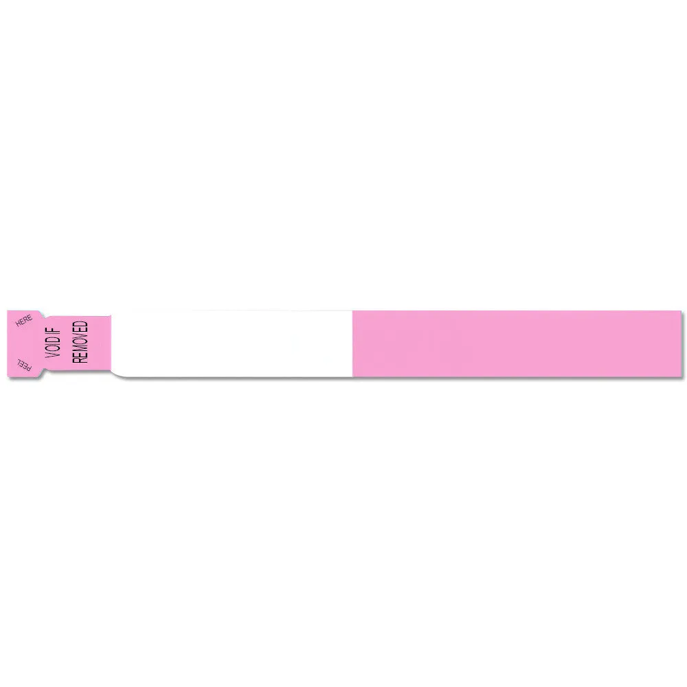 SecurTab™ ScanBand® Tabless Direct Thermal Wristbands 1-1/8" 7244NT (500/Box)