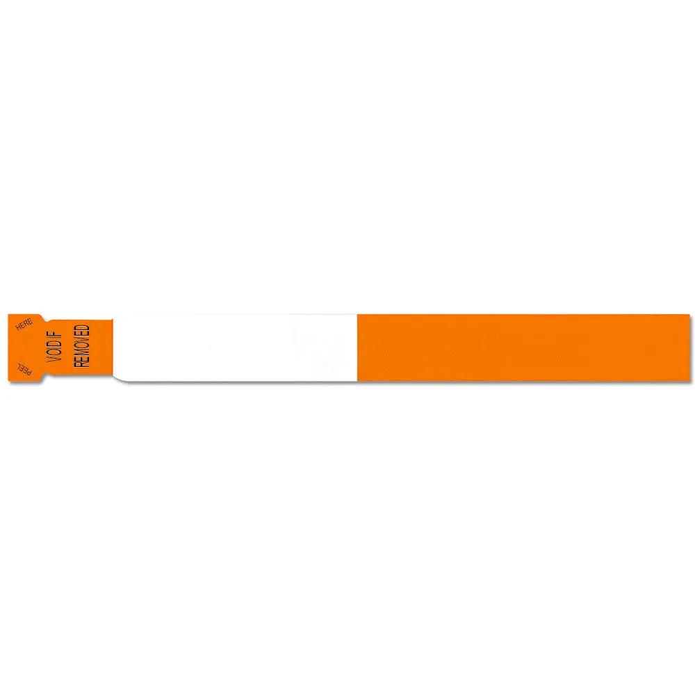 SecurTab™ ScanBand® Tabless Direct Thermal Wristbands 1-1/8" 7244NT (500/Box)