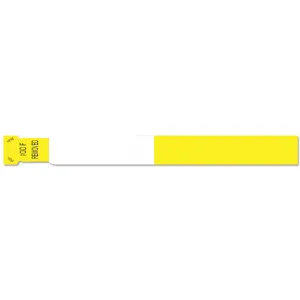 SecurTab™ ScanBand® Tabless Direct Thermal Wristbands 1-1/8" 7244NT (500/Box)