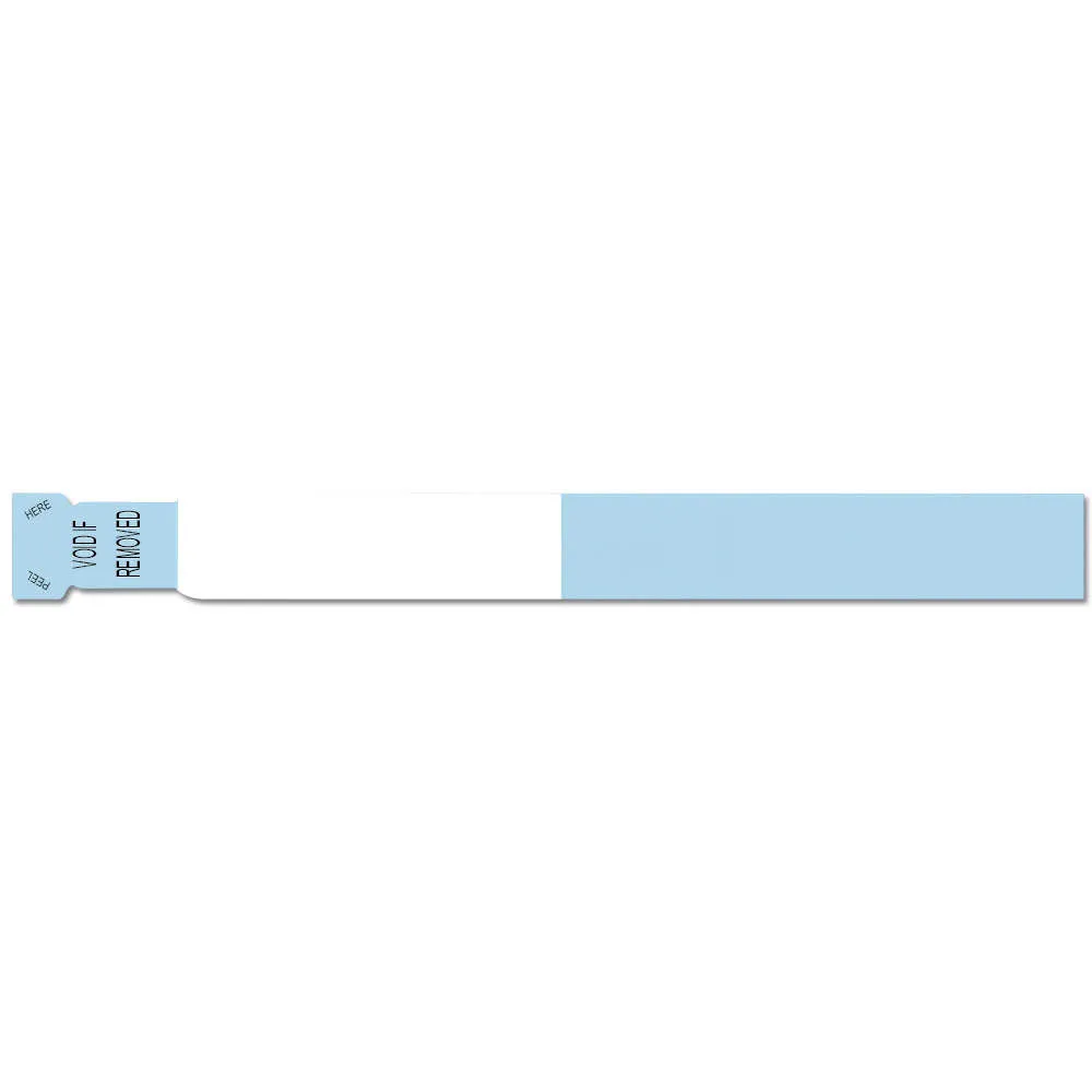 SecurTab™ ScanBand® Tabless Direct Thermal Wristbands 1-1/8" 7244NT (500/Box)