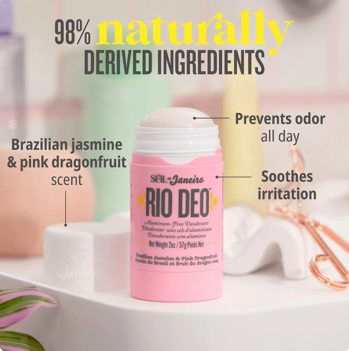 Sol de Janeiro Rio Deo Aluminum-Free Deodorant Cheirosa 68
