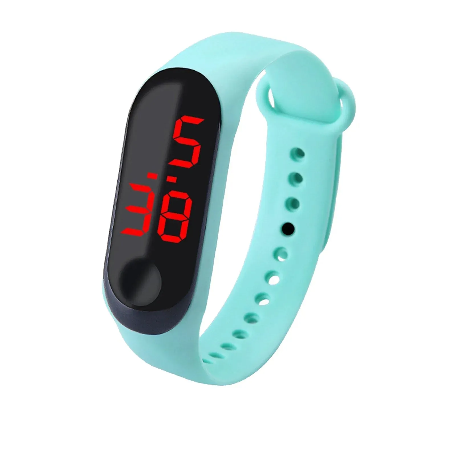 Sports Watch Outdoor Bracelet Electronic Watch Unisex Silicone Waterproof Led Digital Creative Touch Screen Sport Watch Bracelet