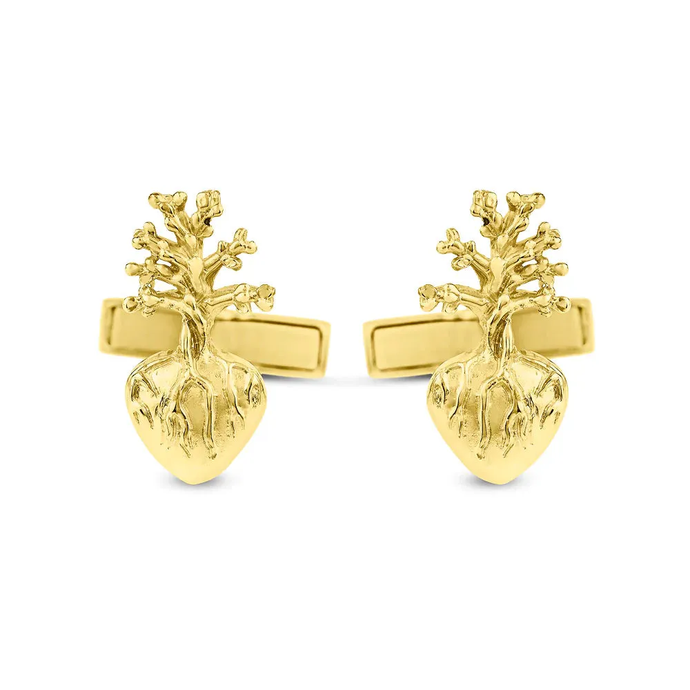 SSD Cufflinks Heart Frida