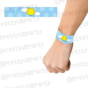Sunshine Theme Wrist Bands - Pack of 10