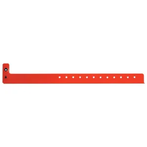 SuperBand® Medium Plastic Wristbands 3/4" 400P Snap Closure (500/Box)